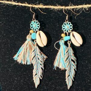 Bohemian Feather Earrings
